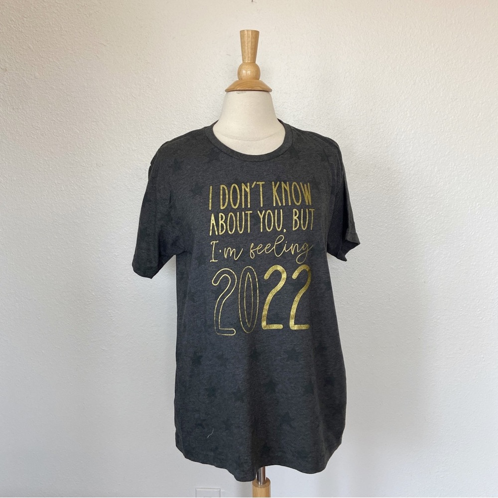 Grey Short Sleeve 2022 NYE T-Shirt